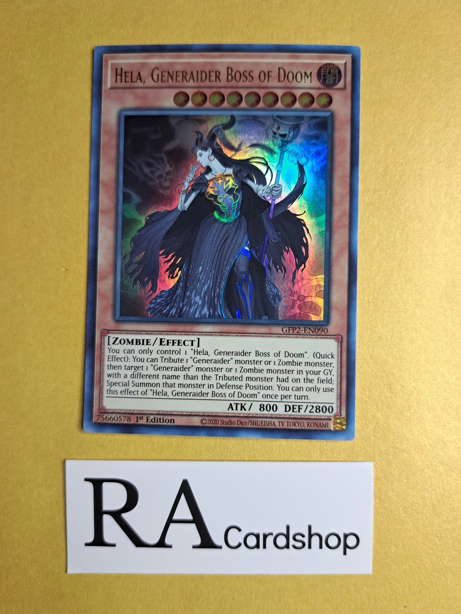 Hela Generaider Boss of Doom 1st Edition EN090 Ghosts From the Past: The 2nd Haunting GFP2 Yu-Gi-Oh