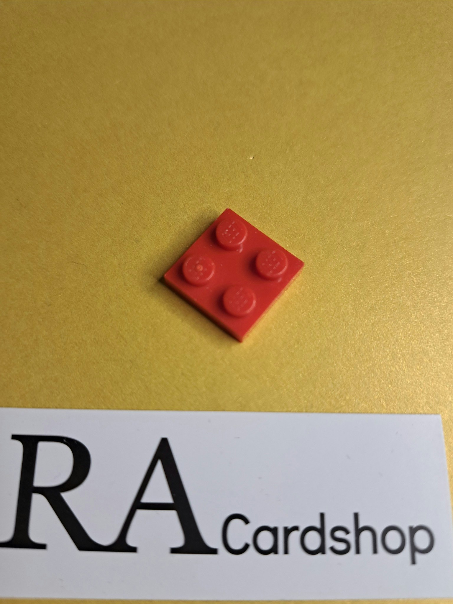3022 Plate 2 x 2 Röd Lego