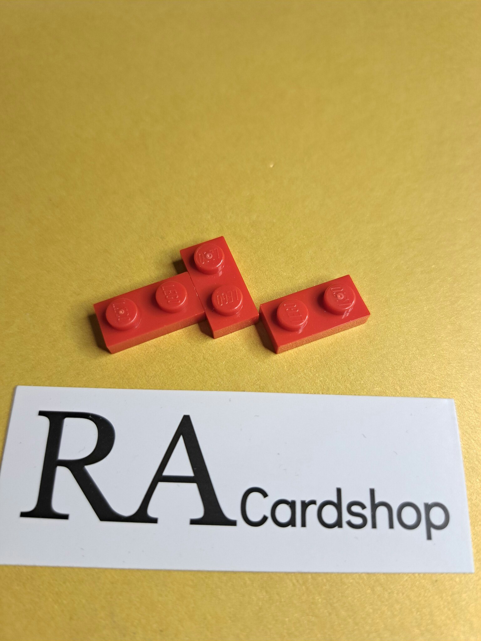 3023 Plate 1 x 2 Röd Lego
