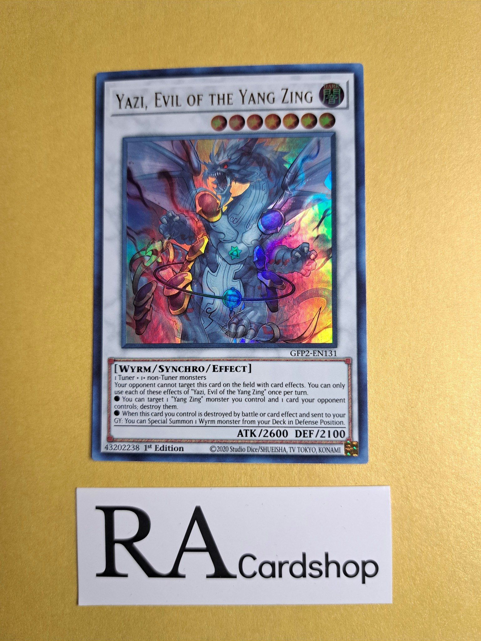 Yazi Evil of the Yang Zing 1st Edition EN131 Ghosts From the Past: The 2nd Haunting GFP2 Yu-Gi-Oh