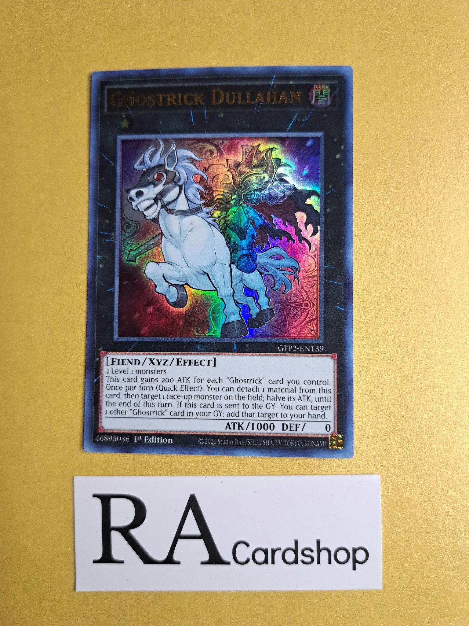 Ghostrick Dullahan 1st Edition EN139 Ghosts From the Past: The 2nd Haunting GFP2 Yu-Gi-Oh