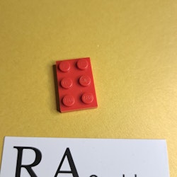 3021 Plate 2 x 3 Röd Lego