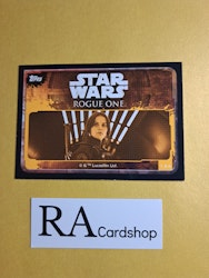 Jyn Erso #134 Rogue One Topps Star Wars