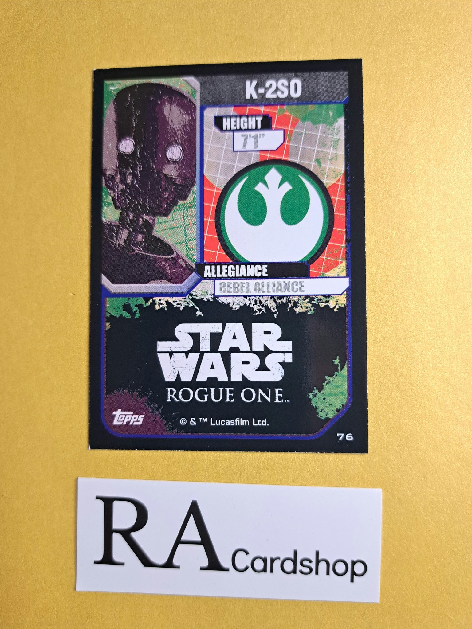 K-2SO #76 Rogue One Topps Star Wars