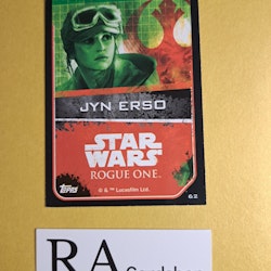 Jyn Erso #62 Rogue One Topps Star Wars
