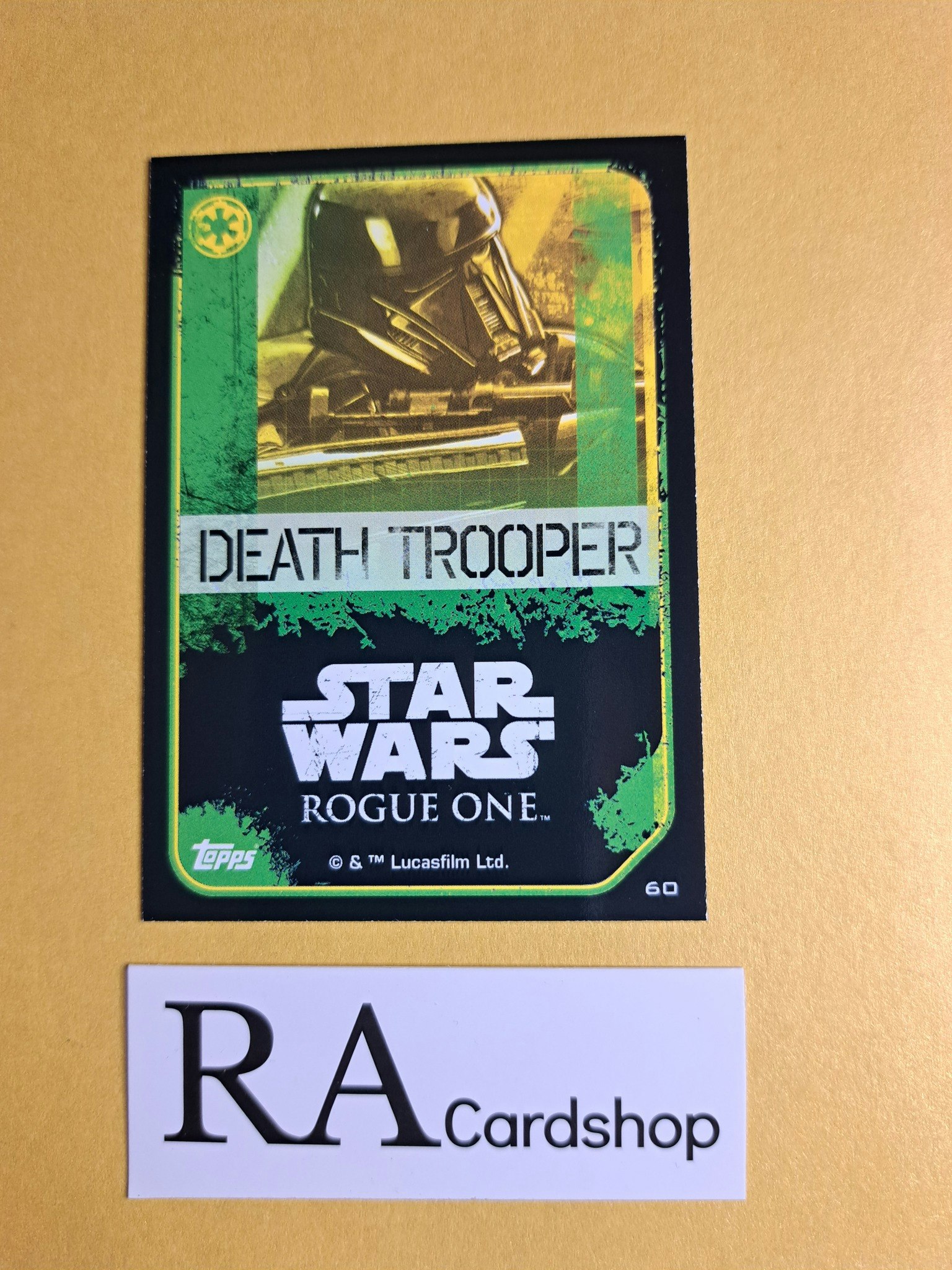 Death Trooper #60 Rogue One Topps Star Wars