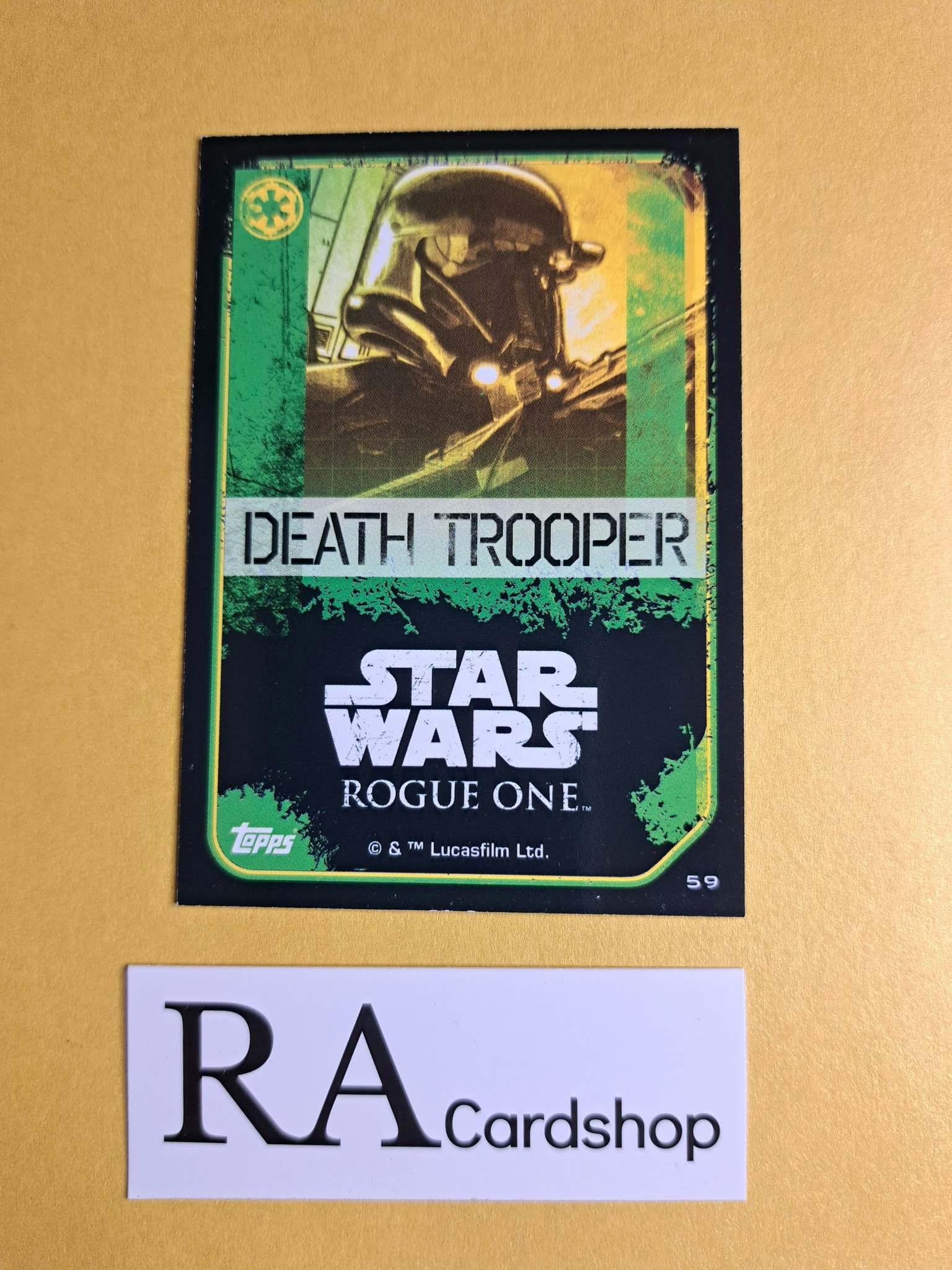 Death Trooper #59 Rogue One Topps Star Wars