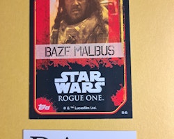 Baze Malbus #56 Rogue One Topps Star Wars