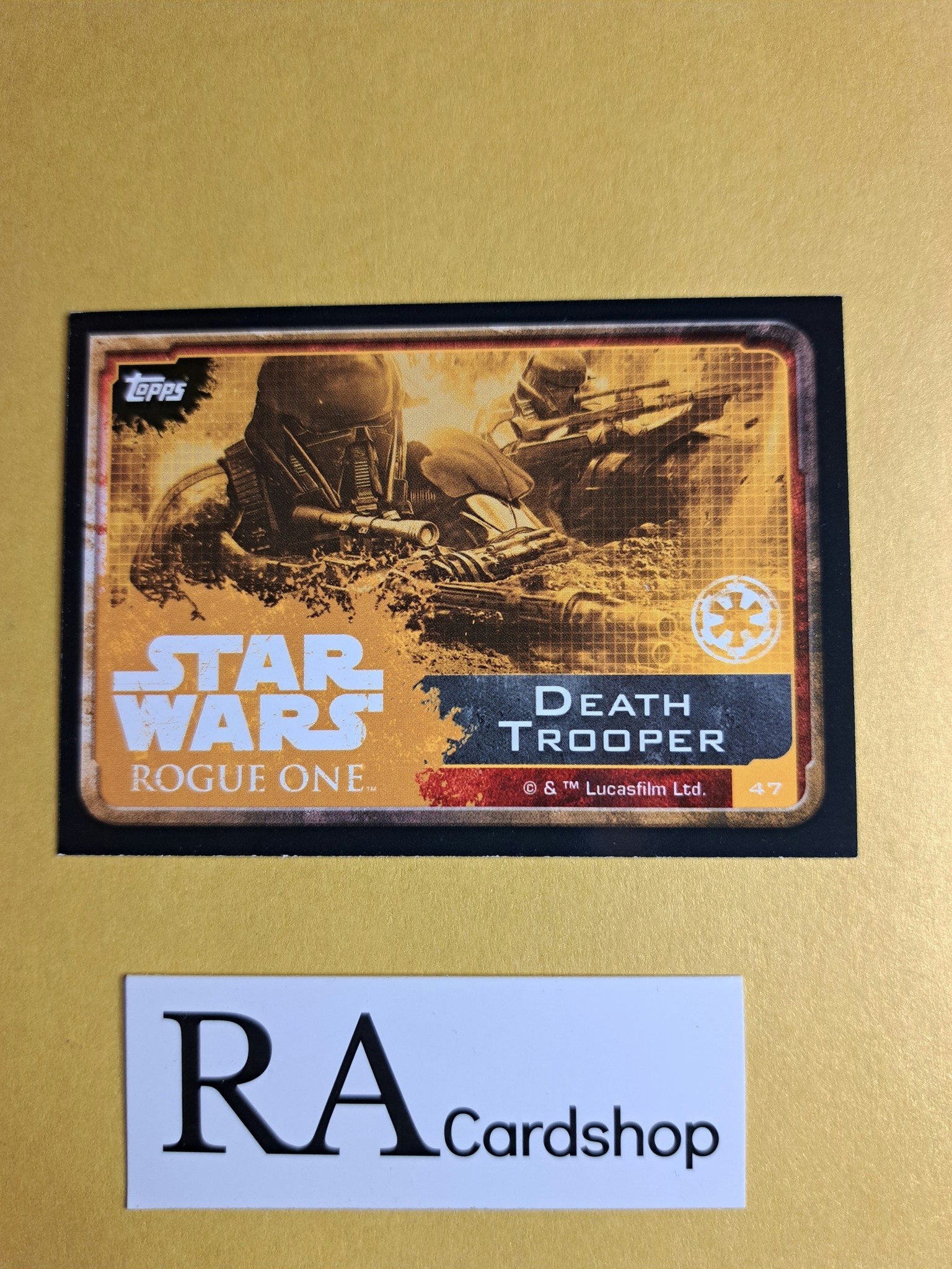 Death Trooper #47 Rogue One Topps Star Wars
