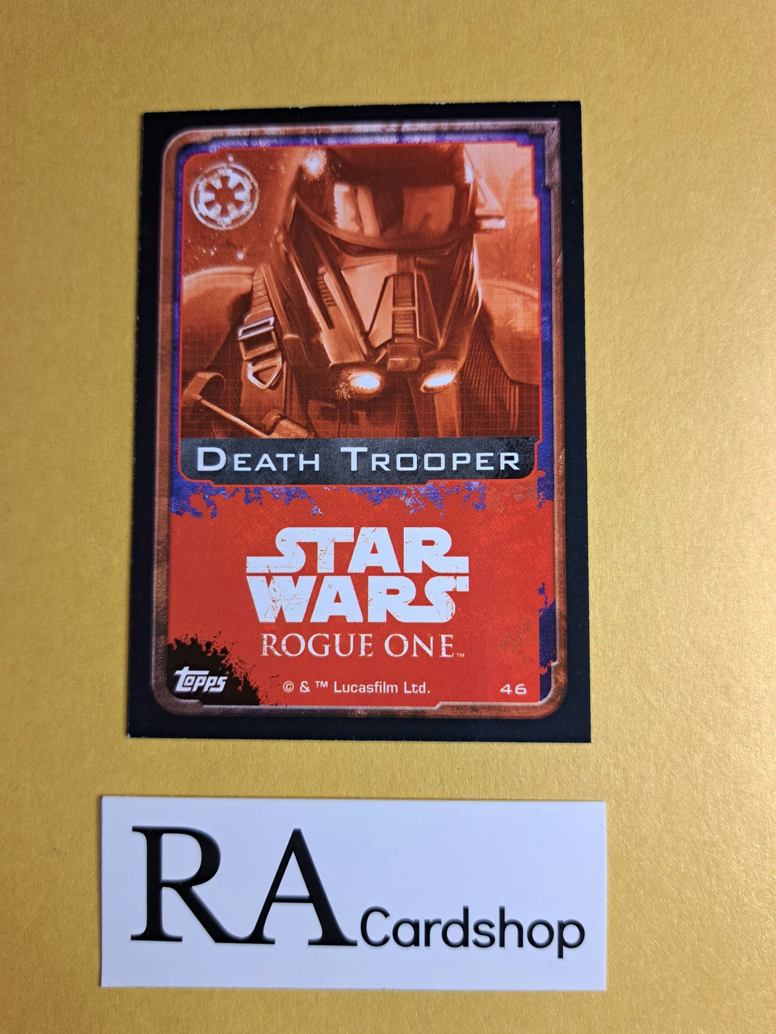 Death Trooper #46 Rogue One Topps Star Wars