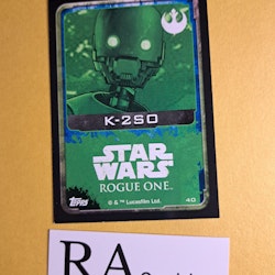 K-2SO #40 Rogue One Topps Star Wars