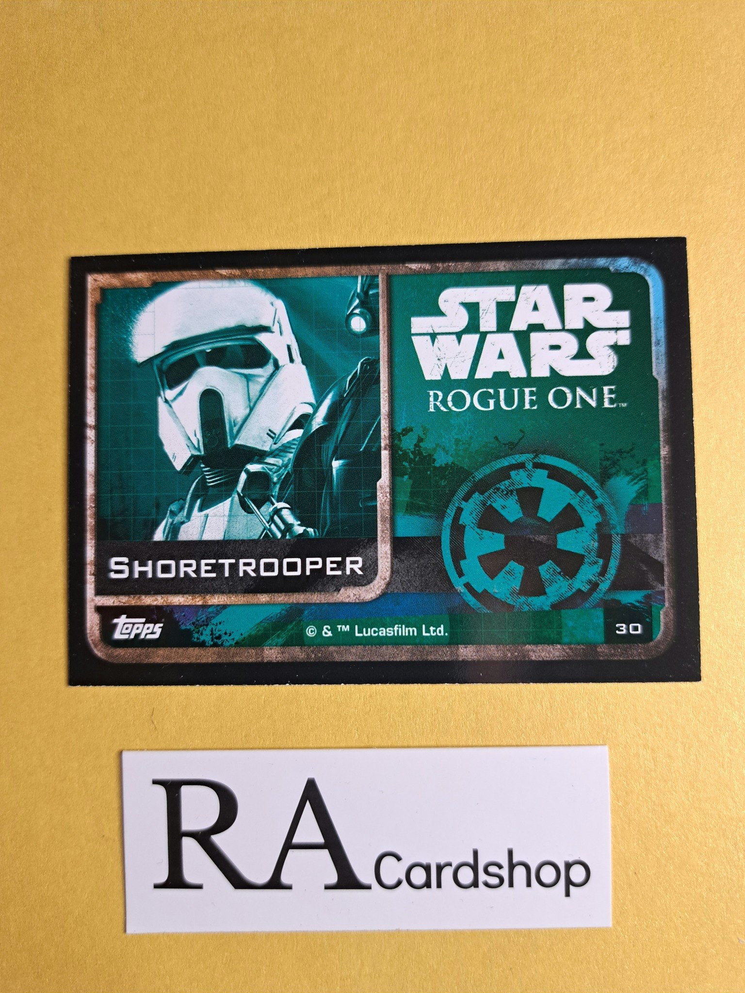 Shoretrooper #30 Rogue One Topps Star Wars
