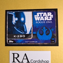 K-2SO #14 Rogue One Topps Star Wars