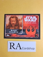 Baze Malbus #8 Rogue One Topps Star Wars