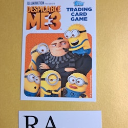 Gru and Minion (1) #24 Despicable Me 3 Topps