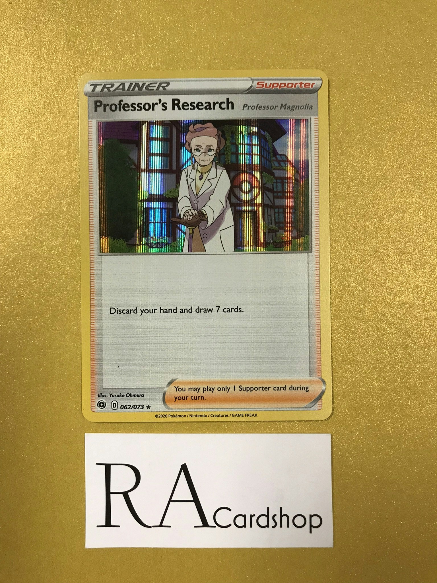 Professor´s Research Holo Rare 062/073 Champions Path Pokémon