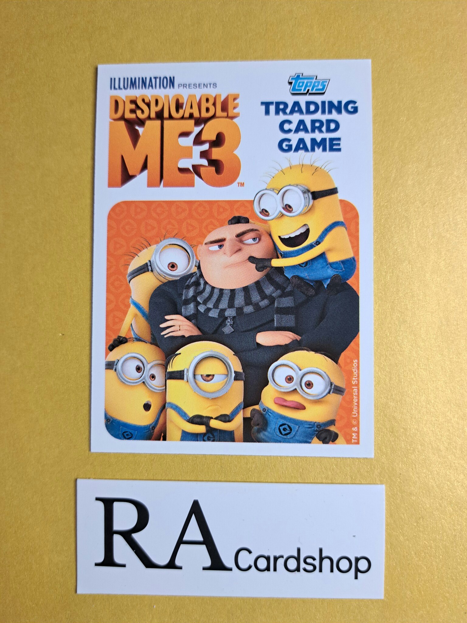 Minions With Weapons Shiny Foil (1) #188 Despicable Me 3 Topps