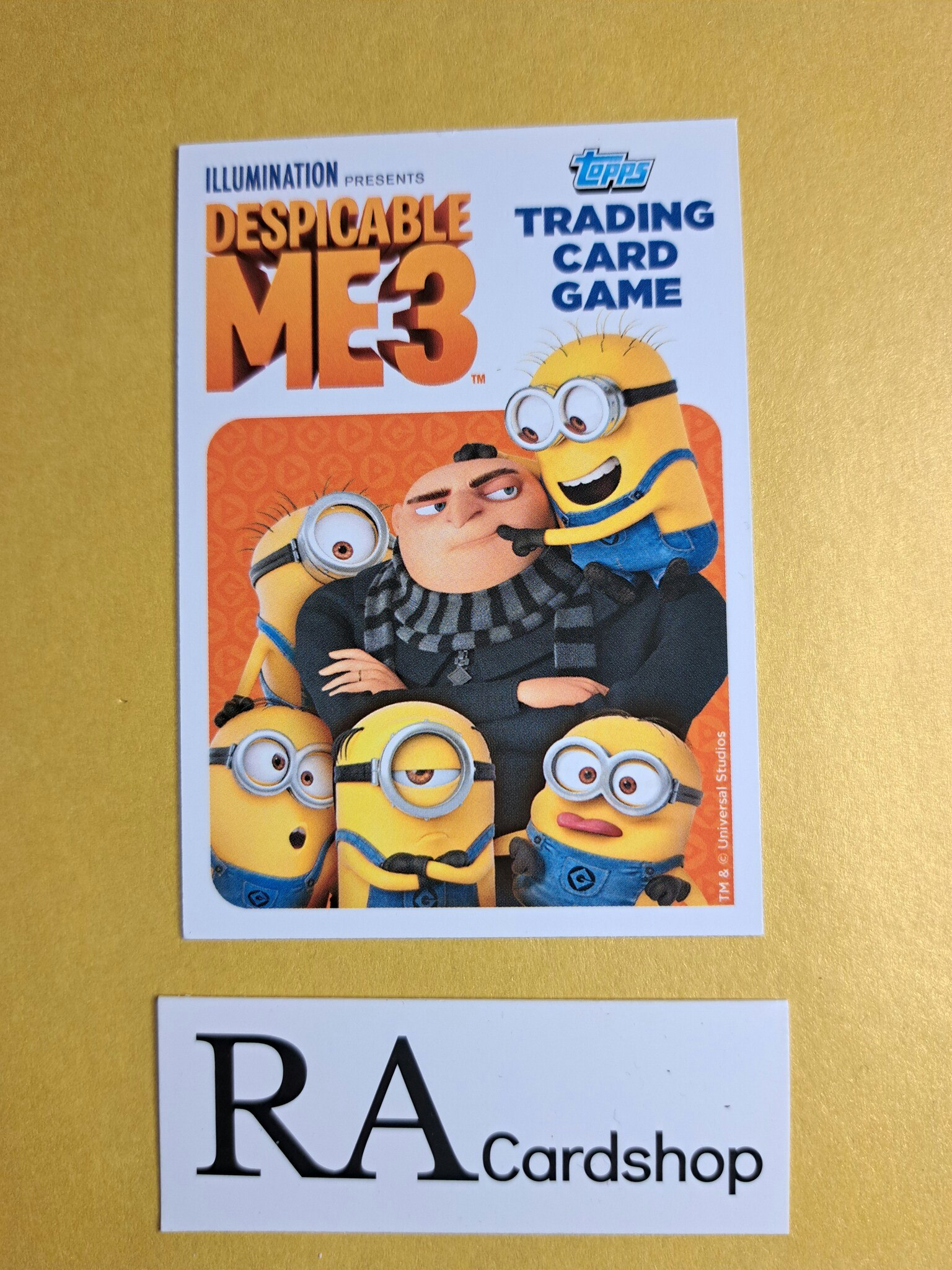 Kevin With Laser Shiny Foil #191 Despicable Me 3 Topps