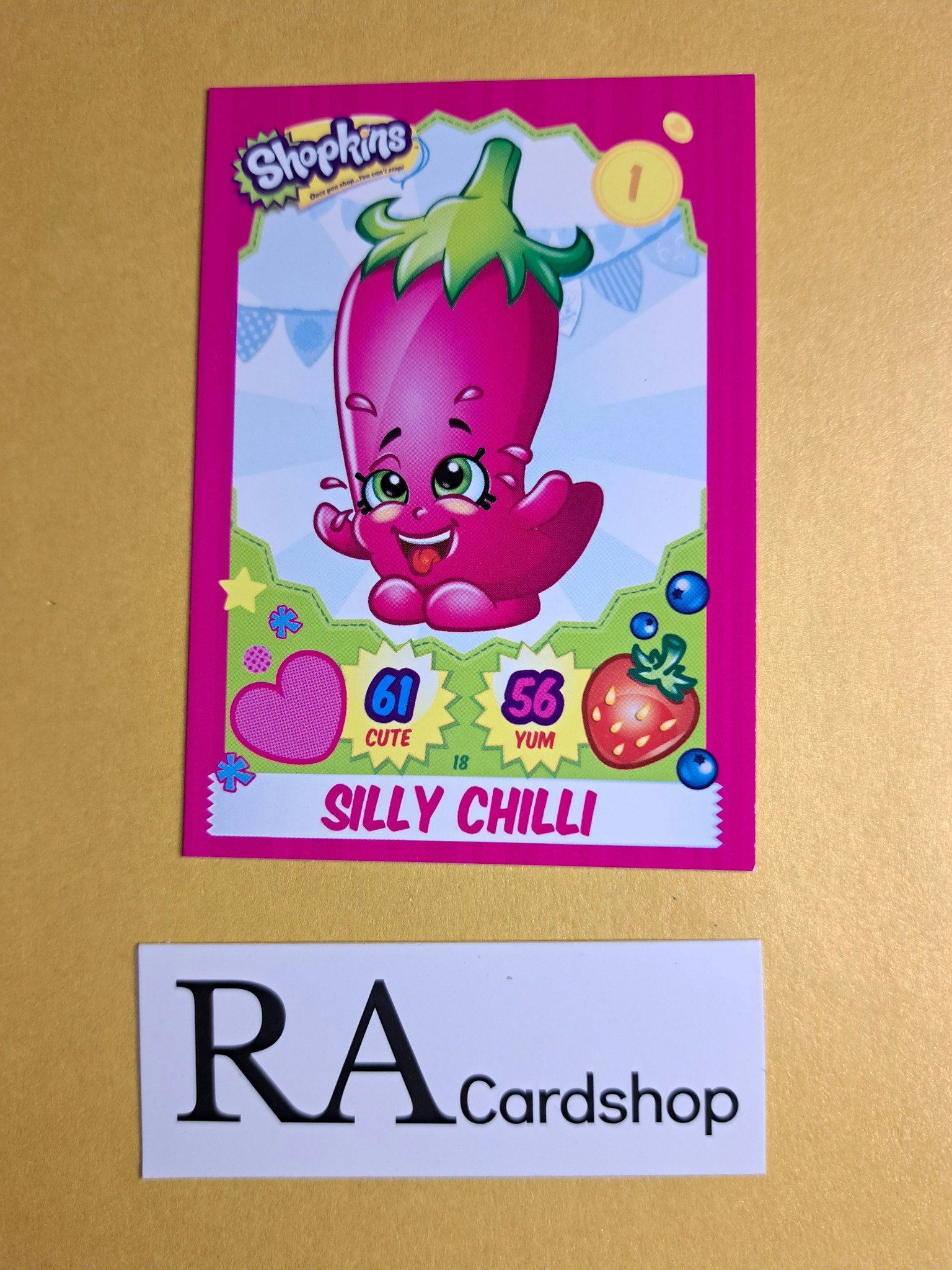 #18 Silly Chilli Shopkins 2013 Topps