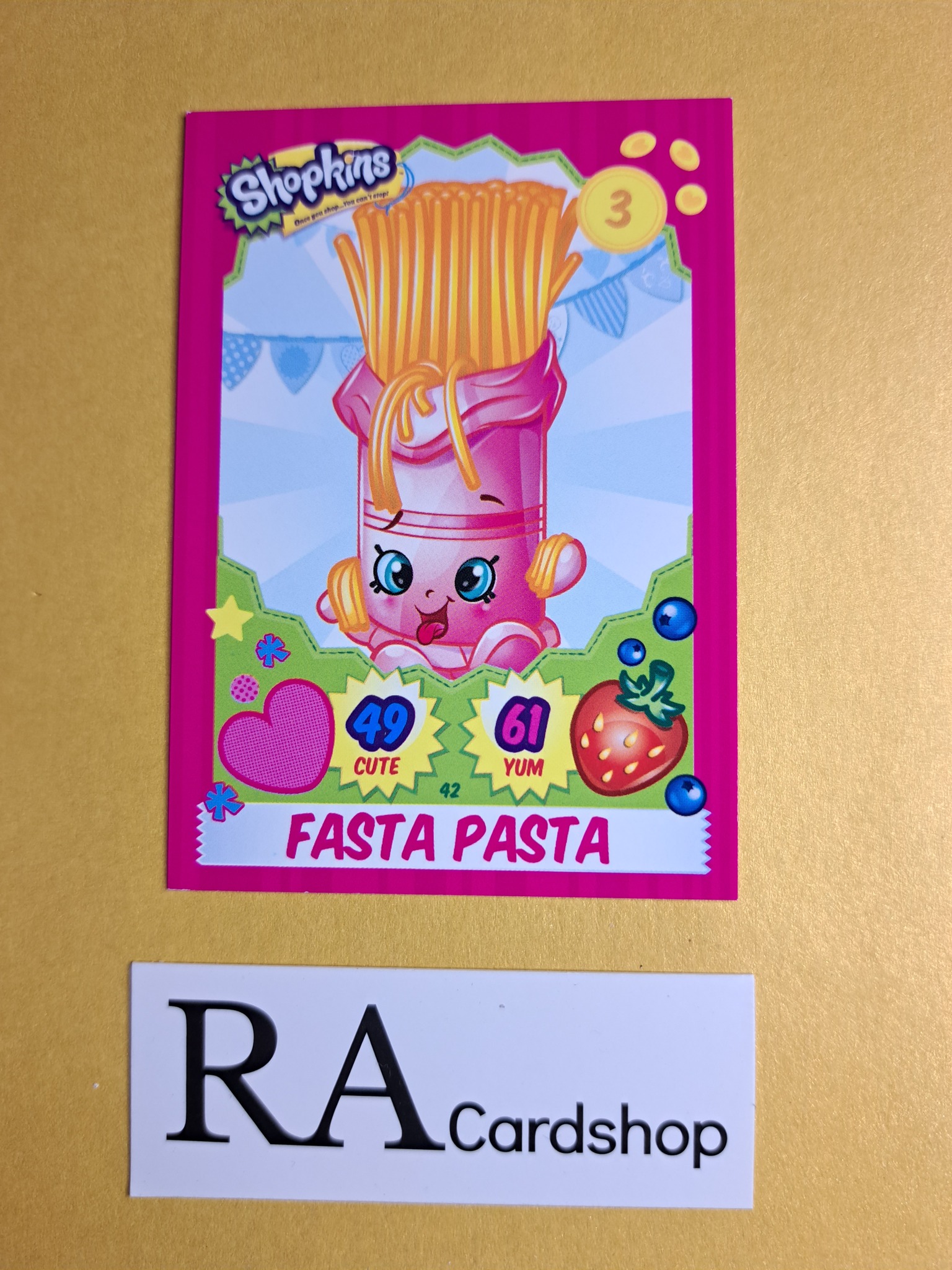 #42 Fasta Pasta Shopkins 2013 Topps