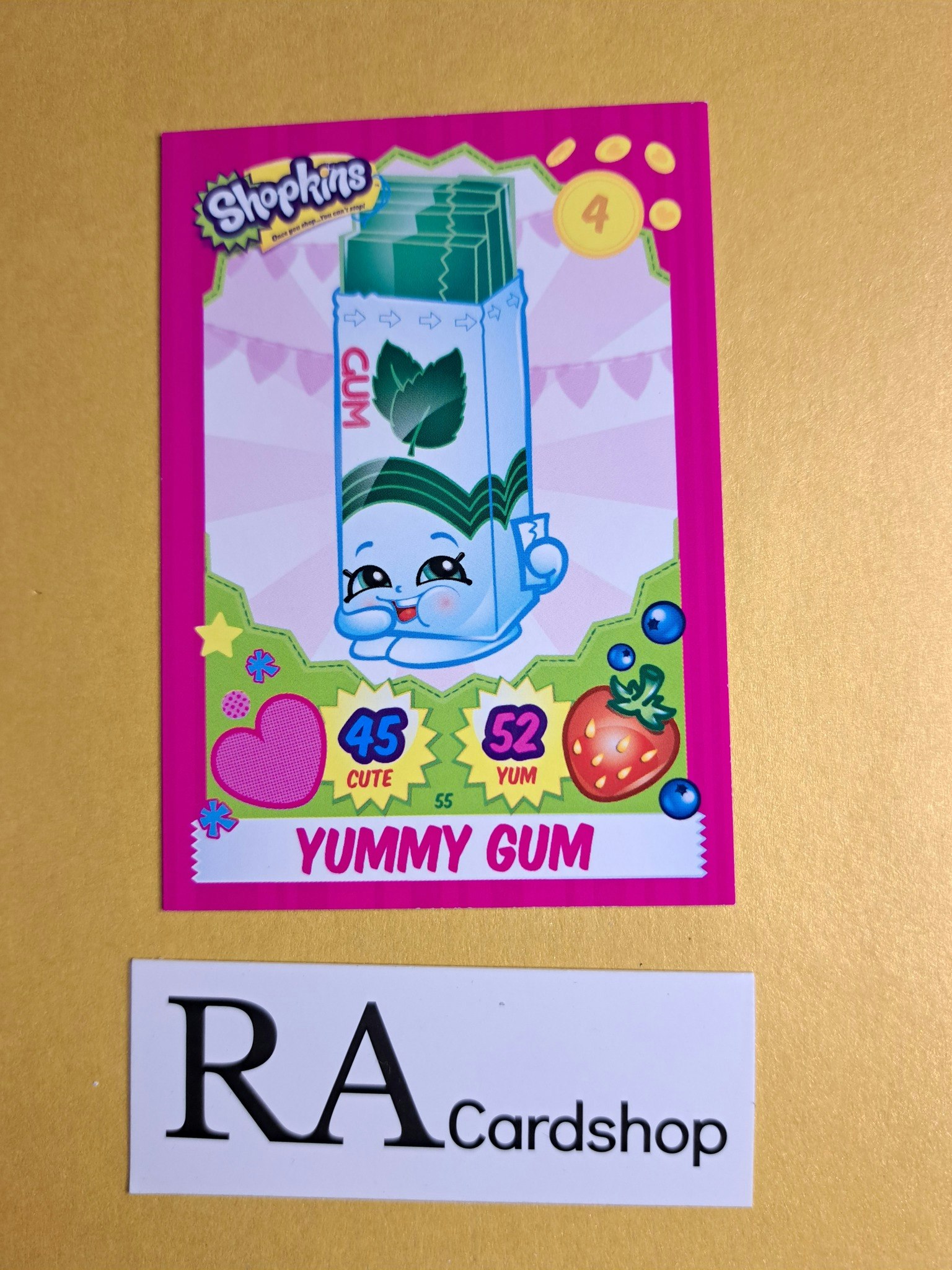 #55 Yummy Gum Shopkins 2013 Topps