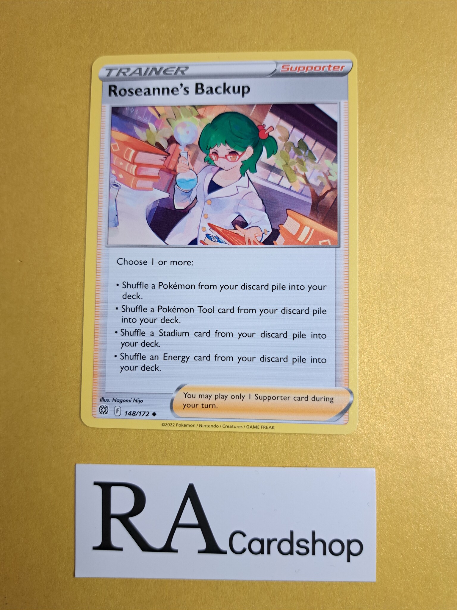 Roseannes Backup Uncommon 148/172 Brilliant Stars Pokemon