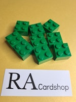 3003 Brick 2 x 2 Mörk Grön Lego