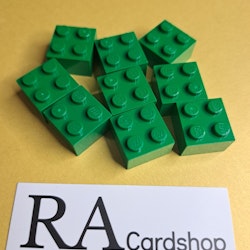 3003 Brick 2 x 2 Mörk Grön Lego