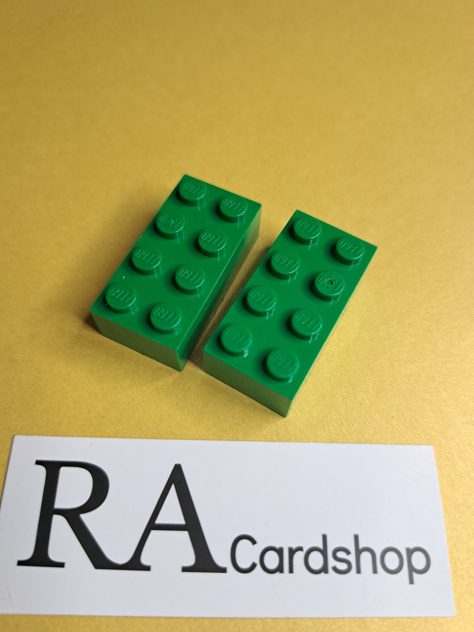3001 Brick 2 x 4 Mörk Grön Lego