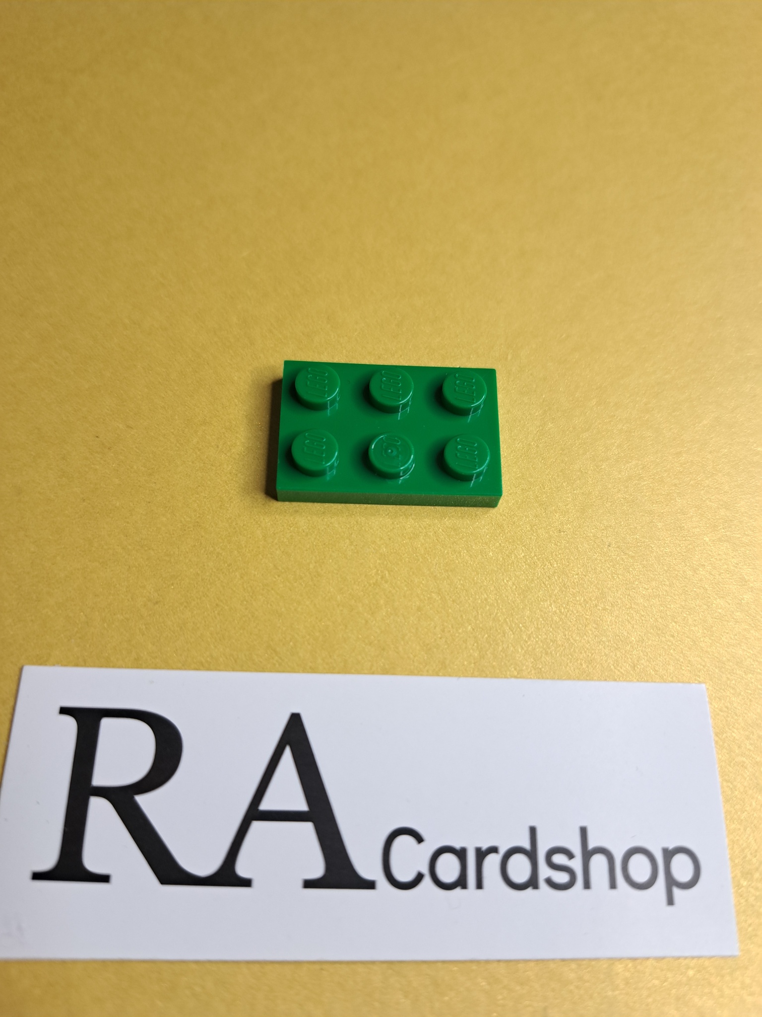 3021 Plate 2 x 3 Mörk Grön Lego