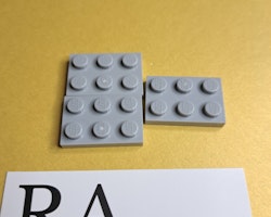 3021 Plate 2 x 3 Ljus Grå Lego