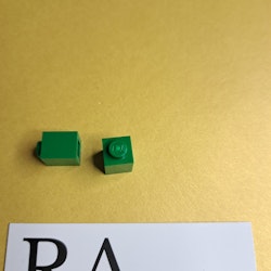 3005 Brick 1 x 1 Mörk Grön Lego