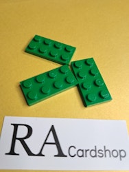 3020 Plate 2 x 4 Mörk Grön Lego