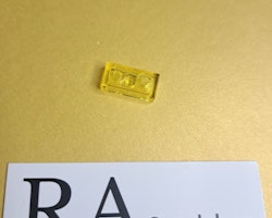 3023 Plate 1 x 2 Transparent Yellow Lego