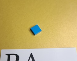 3070b Tile 1 x 1 with Groove Bright Light Blue Lego