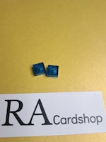3024 1 x 1 Plate Transparent Blue Lego