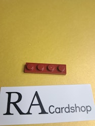 3710 Plate 1 x 4 Redish Brown Lego