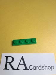 3710 Plate 1 x 4 Dark Green Lego