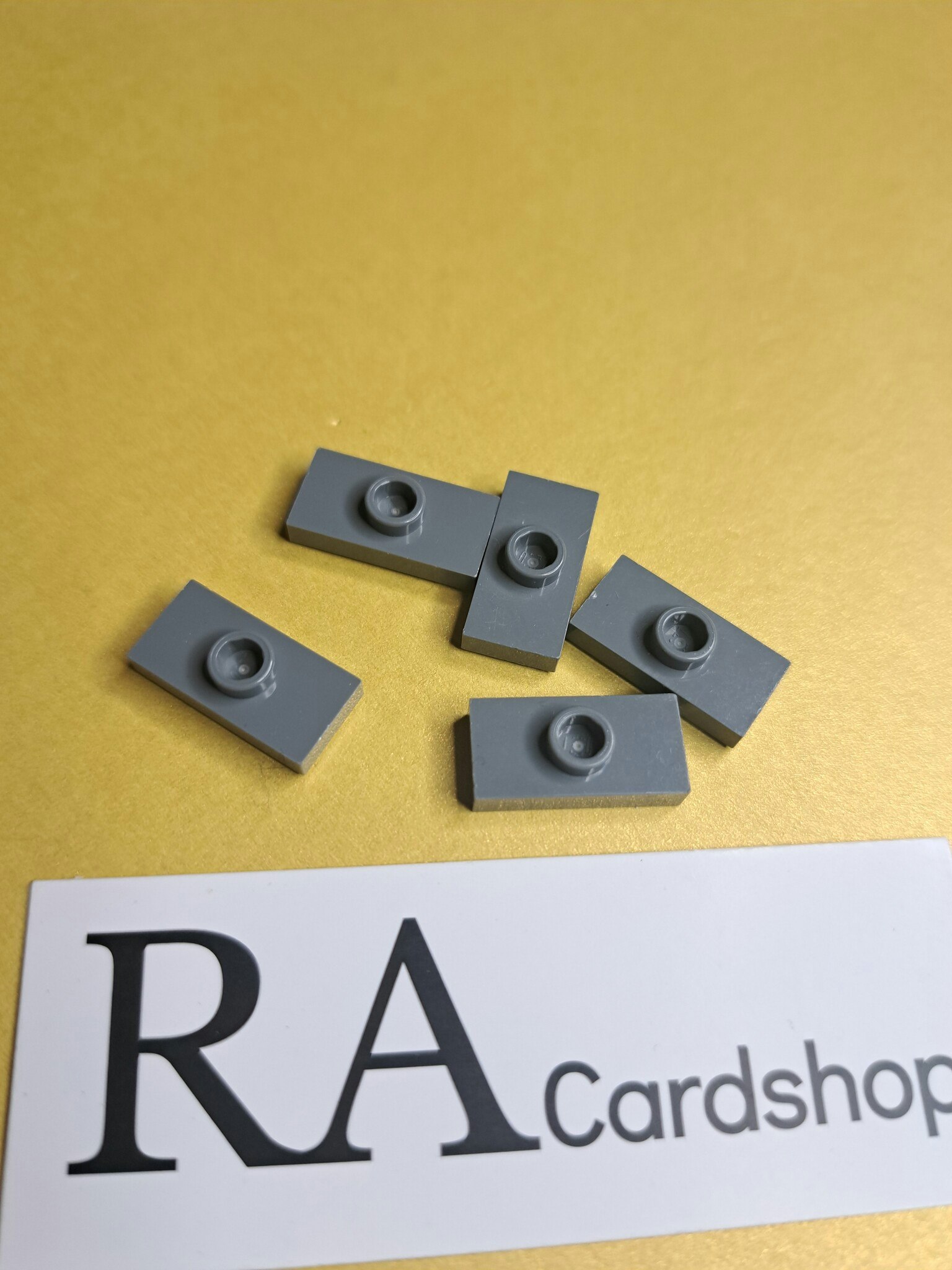 3794a Plate, Modified 1 x 2 with 1 Stud without Groove (Jumper) Dark Grey Lego