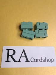 98283 Brick, Modified 1 x 2 with Masonry Sand Green Lego