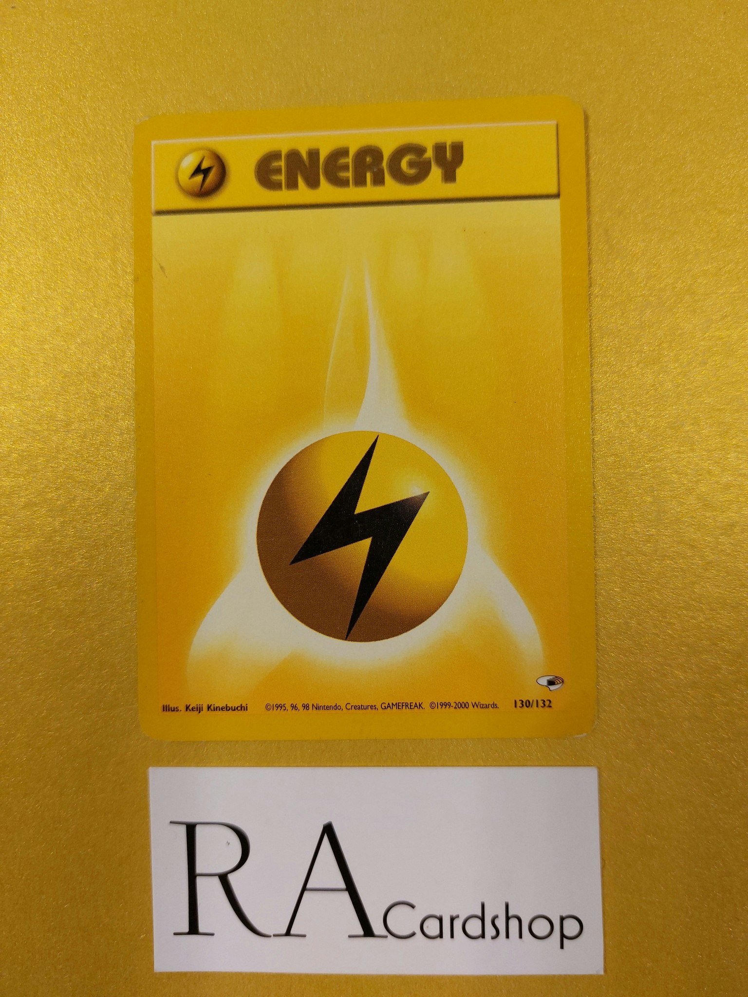 Lightning Energy (3) 130/132 Gym Heroes Pokemon