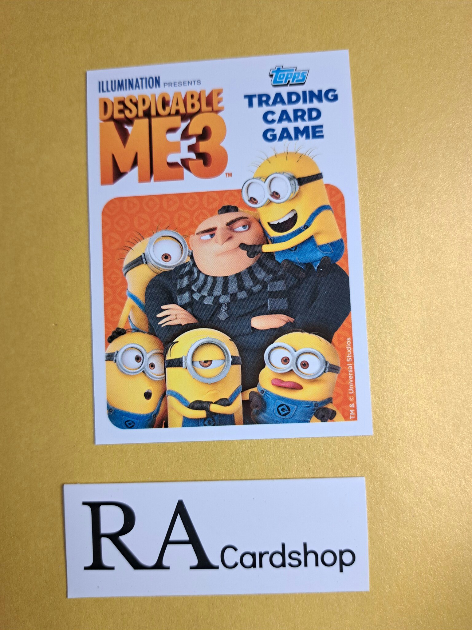 Minions #127 Despicable Me 3 Topps
