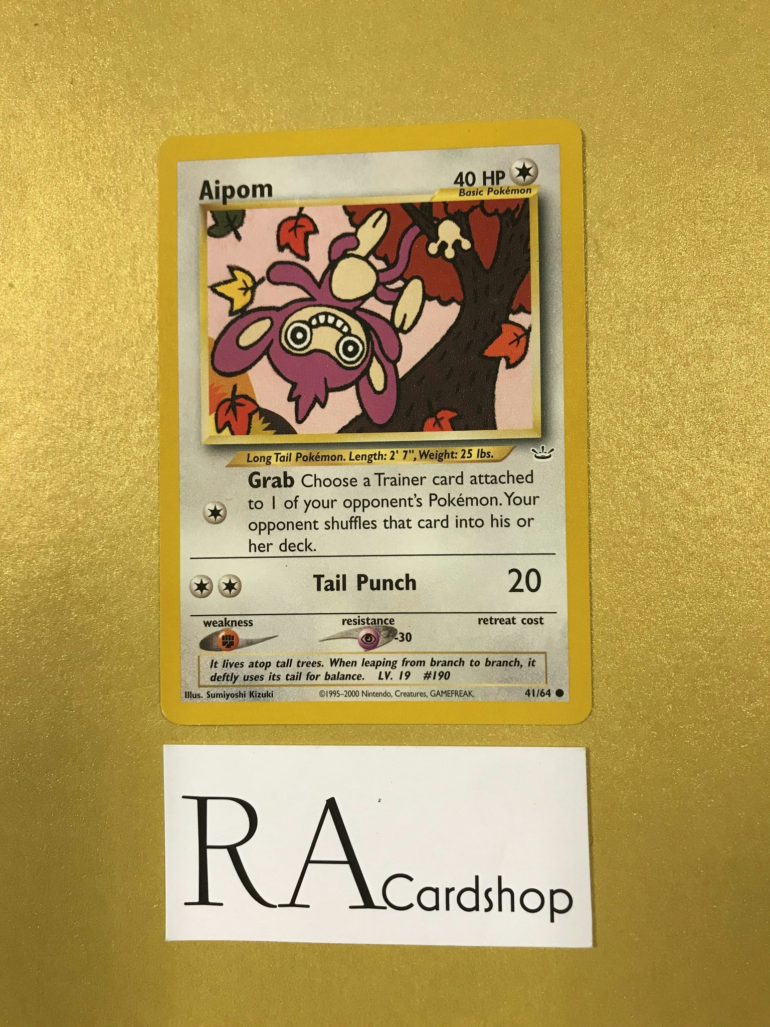 Aipom 41/64 (2) Common Neo Revelation Pokemon