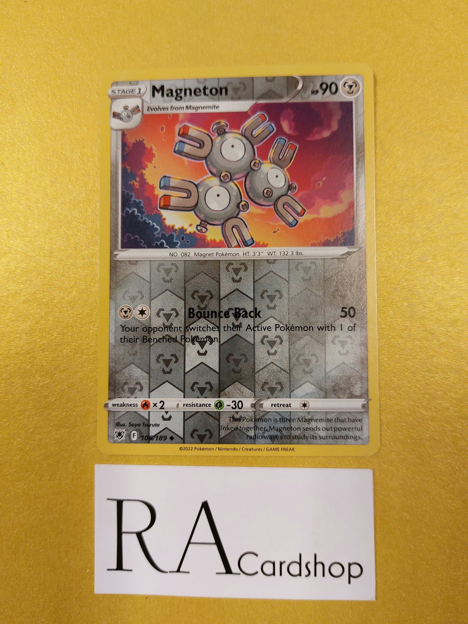 Magneton Reverse Holo Ucommon 106/189 Astral Radiance Pokemon