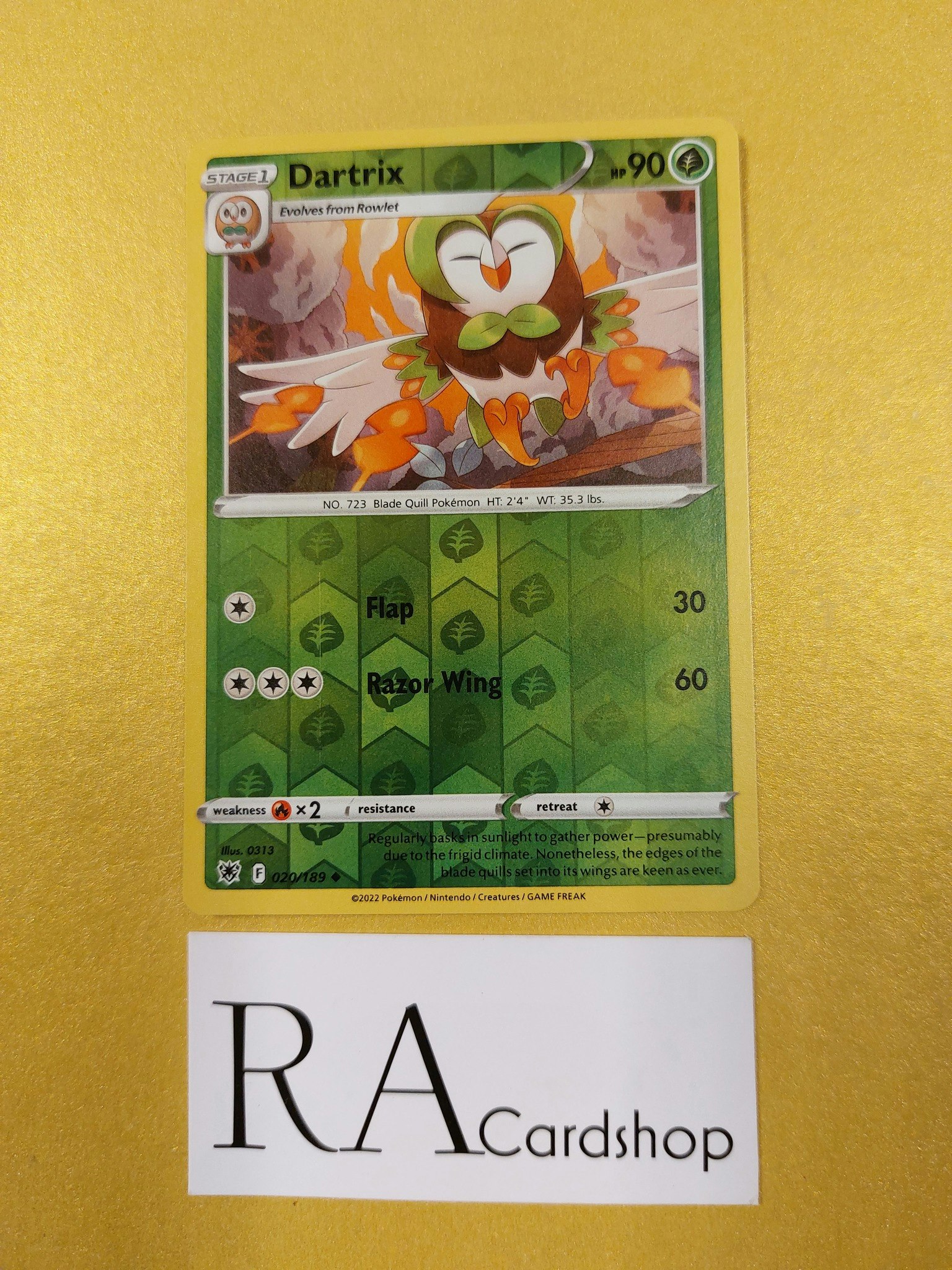 Datrix Reverse Holo Uncommon 020/189 Astral Radiance Pokemon