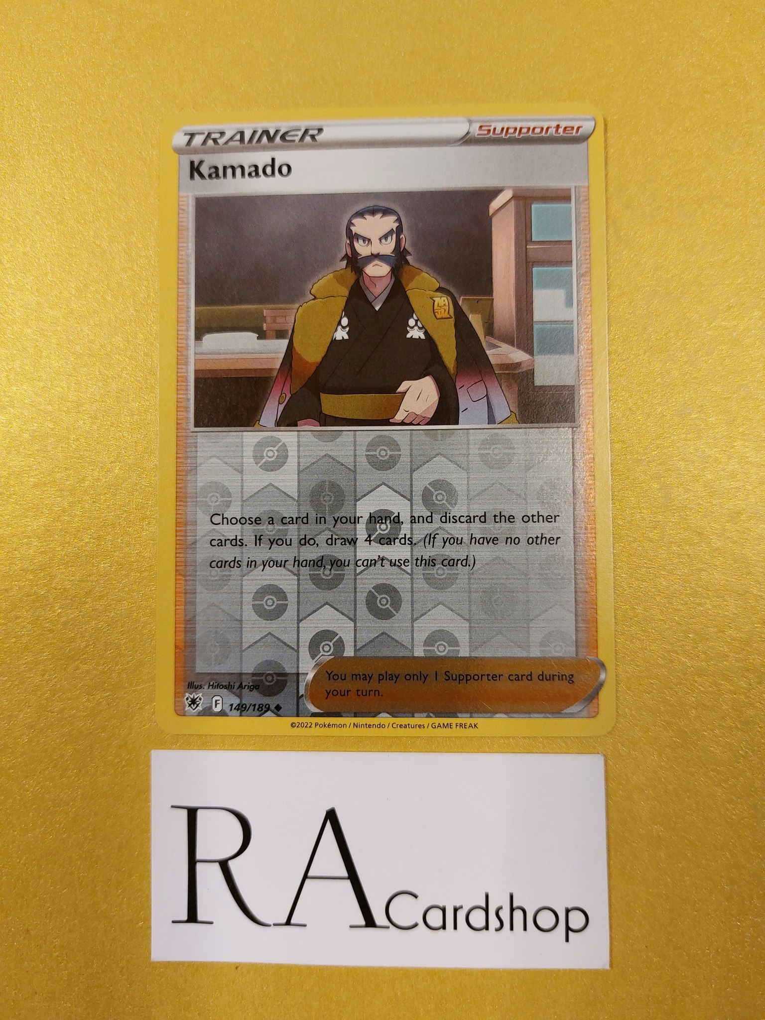 Kamado Reverse Holo Uncommon 149/189 Astral Radiance Pokemon