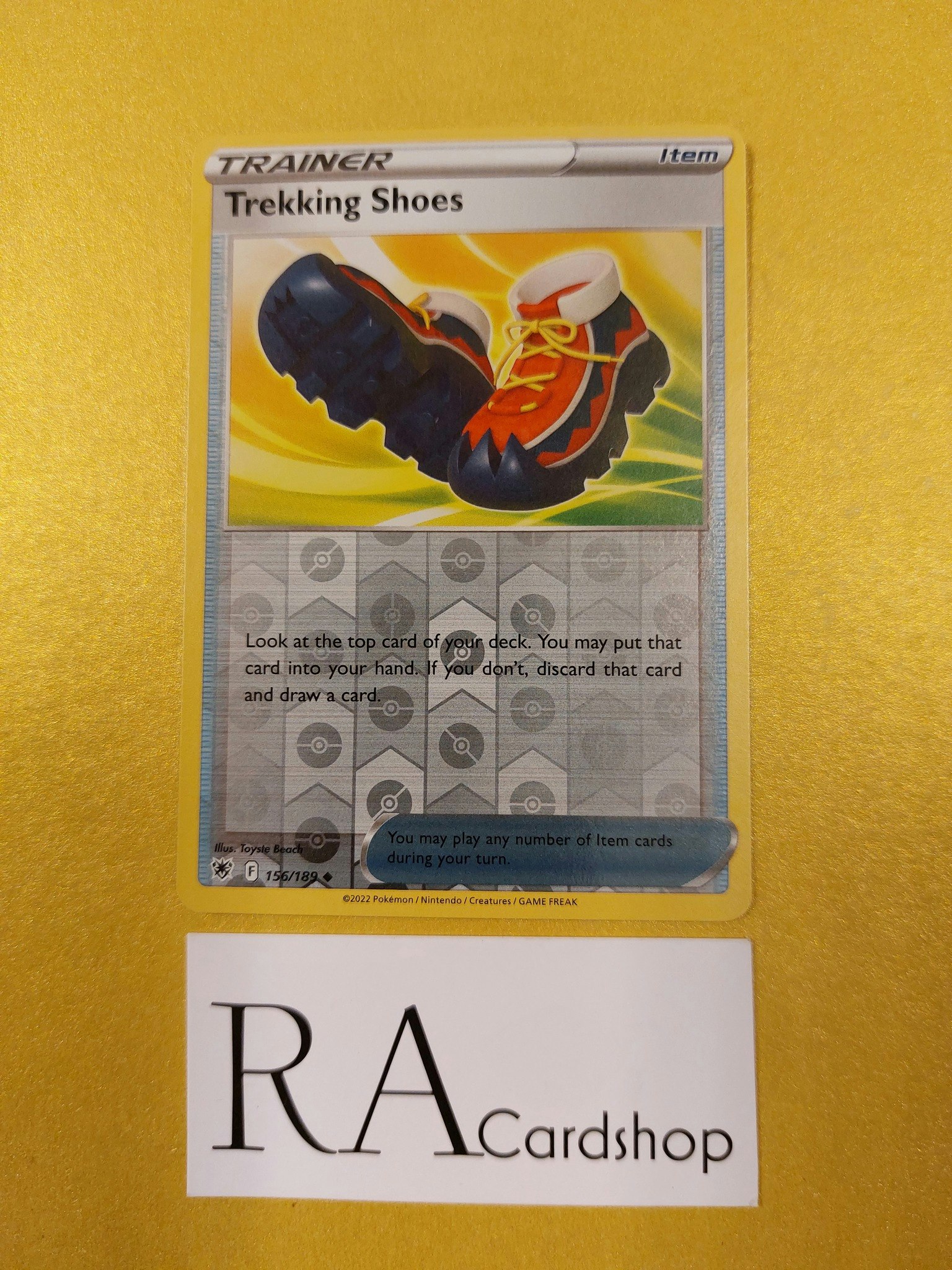 Trekking Shoes Reverse Holo Uncommon 156/189 Astral Radiance Pokemon
