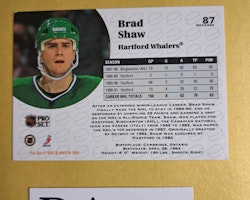 Brad Shaw 91-92 Pro Set #87 NHL Hockey