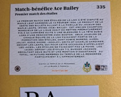 Match-Benefice Ace Bailey (french) 91-92 Pro Set #335 NHL Hockey