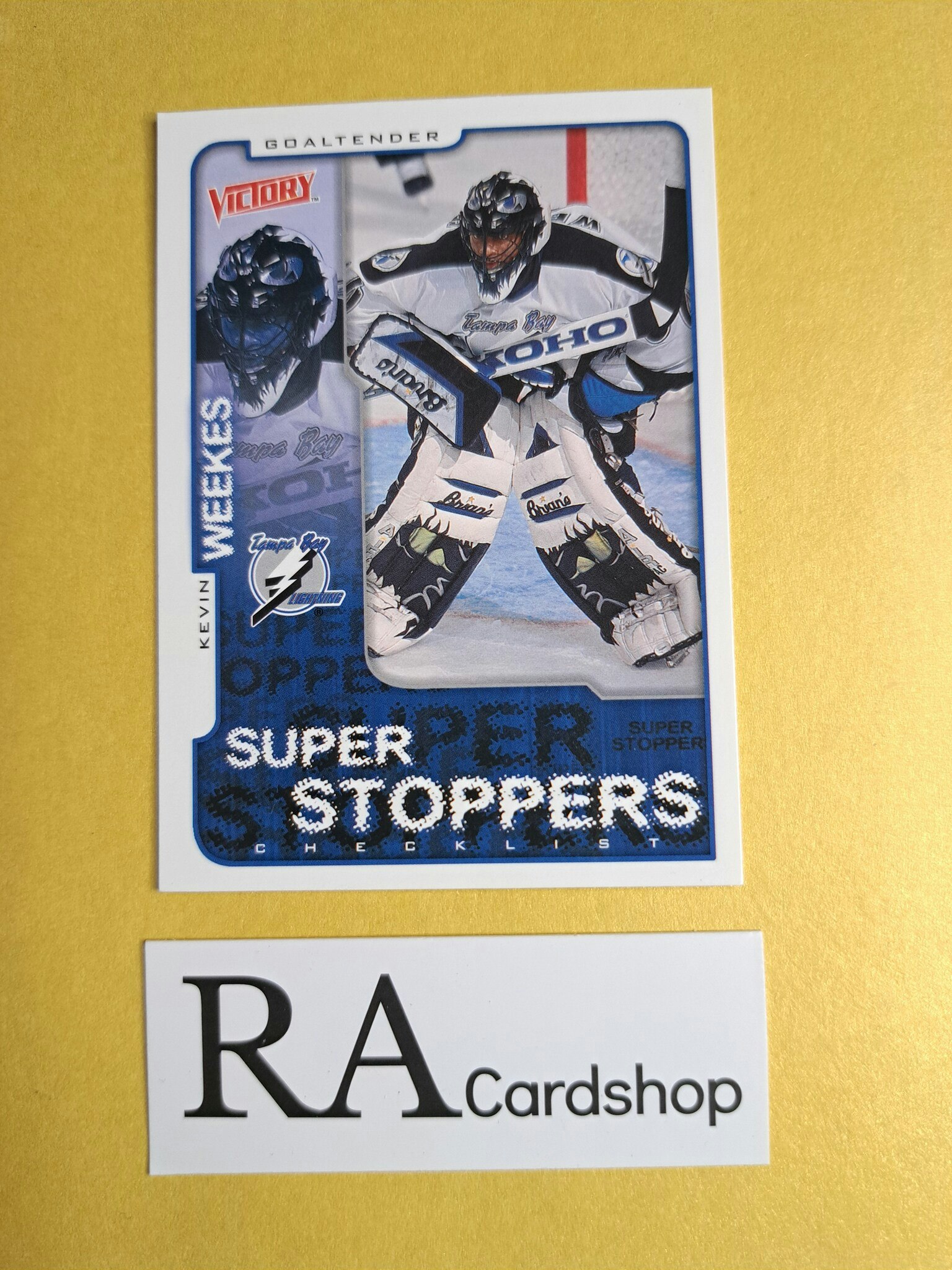 Kevin Weekes Super Stoppers 01-02 Upper Deck Victory #314 NHL Hockey